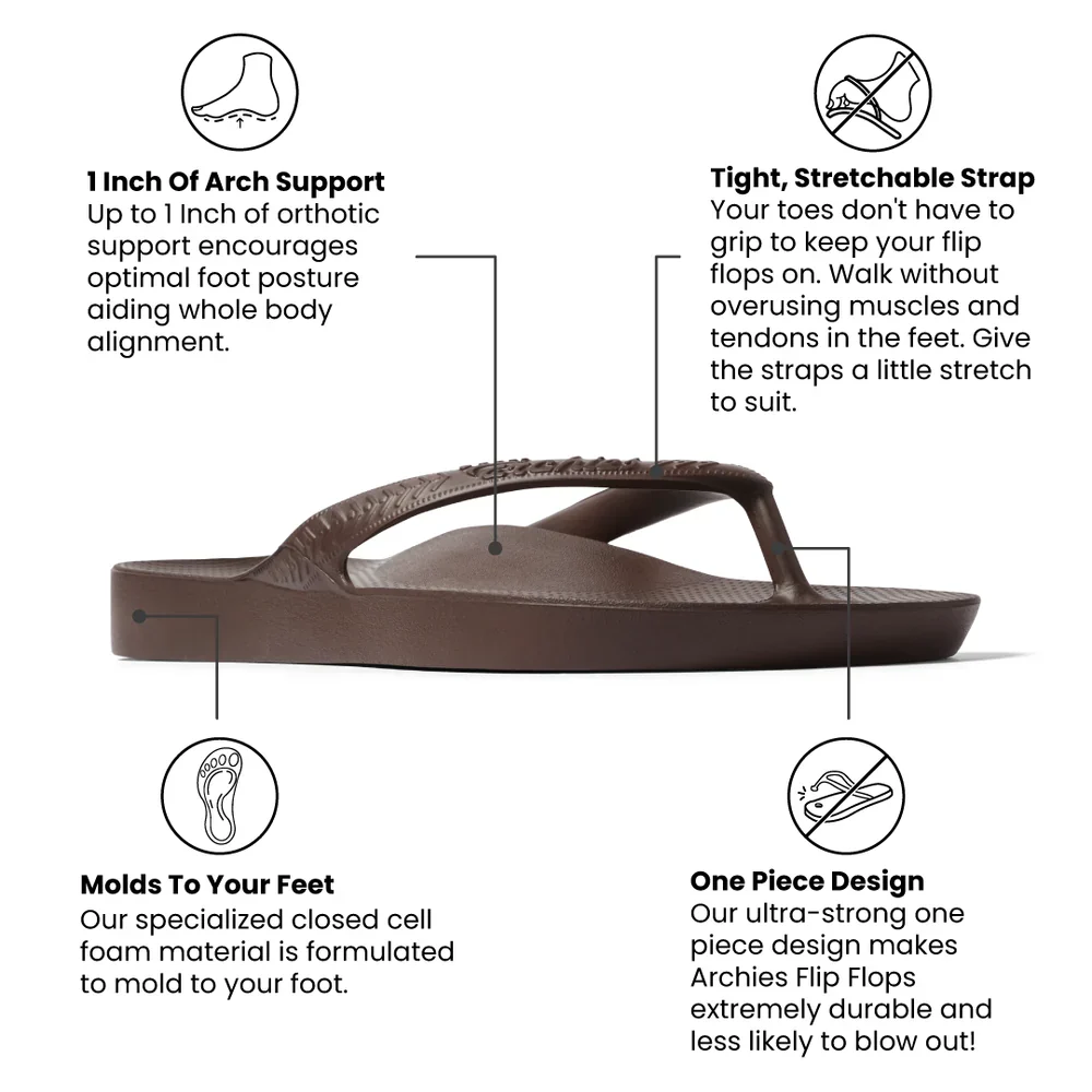 ARCHIES M FLIP FLOP- BROWN - Image 4