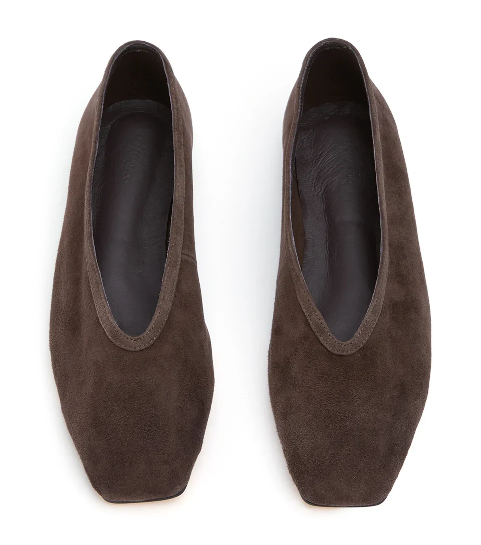 TONY BIANCO BIANCA SUEDE BROWN FLATS - Image 12