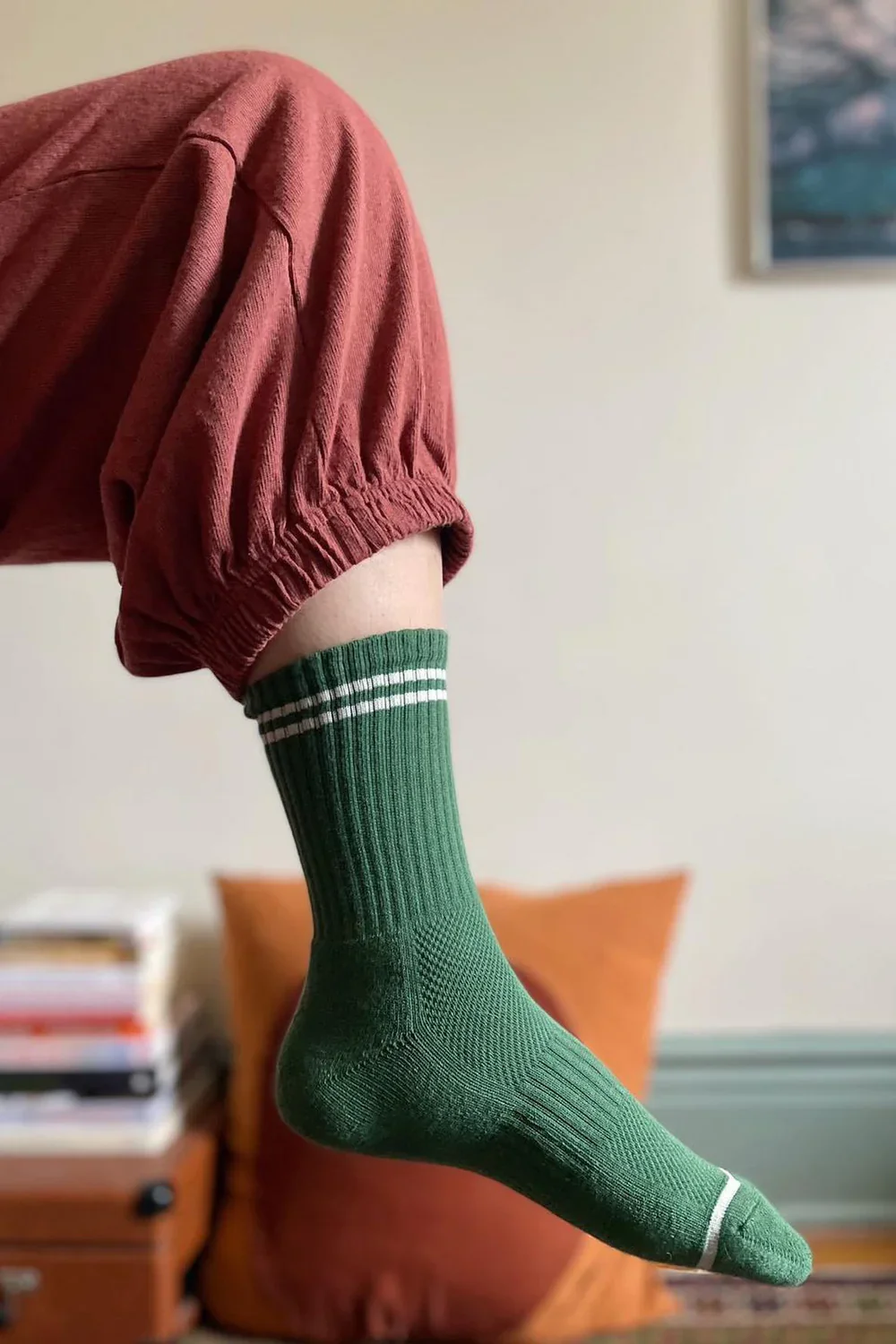 LE BON SHOPPE BOYFRIEND SOCKS MOSS - Image 2