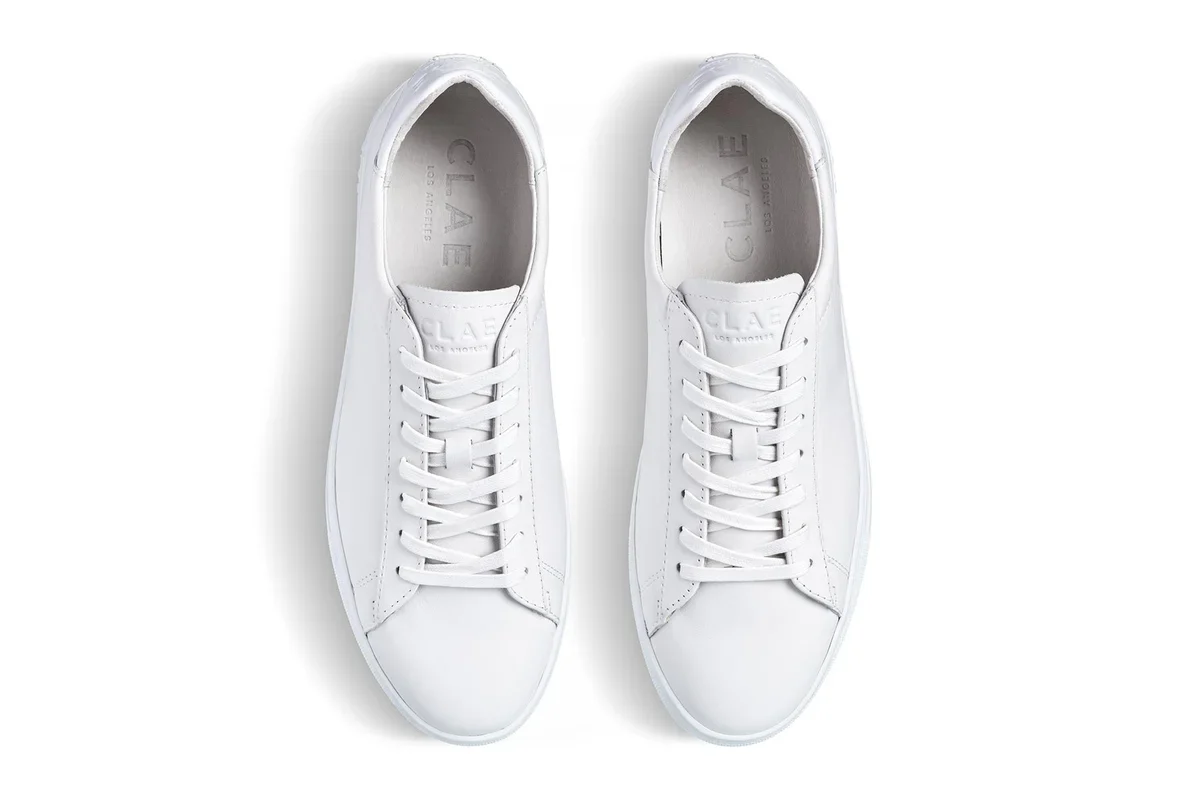 CLAE BRADLEY SNEAKERS - TRIPLE WHITE - Image 5