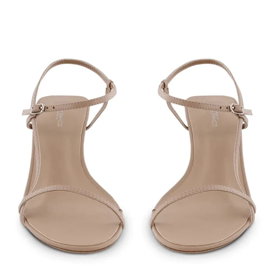 TONY BIANCO CAPRICE STRAPPY HEELS IN BLACK AND SKIN - Image 16