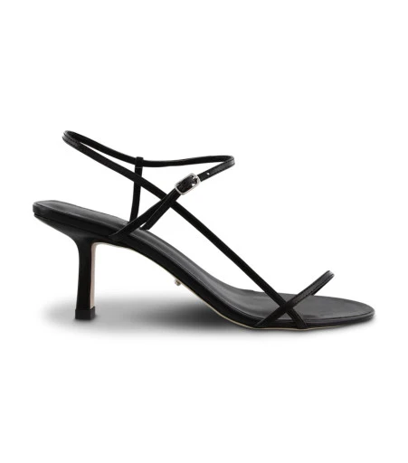 TONY BIANCO CAPRICE STRAPPY HEELS IN BLACK AND SKIN - Image 6