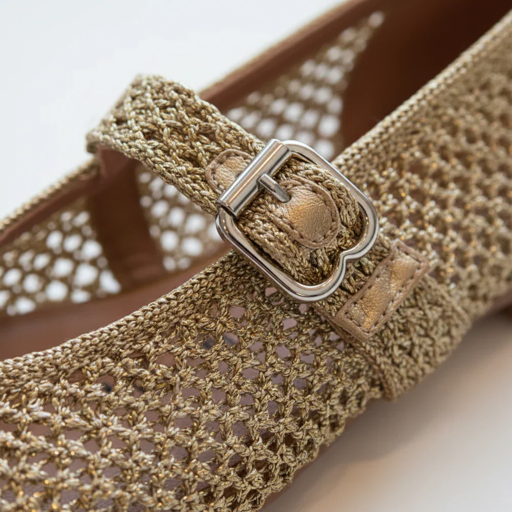 BIBI LOU ELANI MJ-PLATA BALLERINAS - Image 2