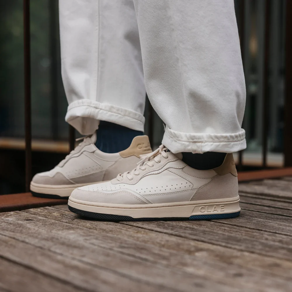 CLAE HAYWOOD MEN'S SNEAKERS OFF WHITE PEBLE - Image 4