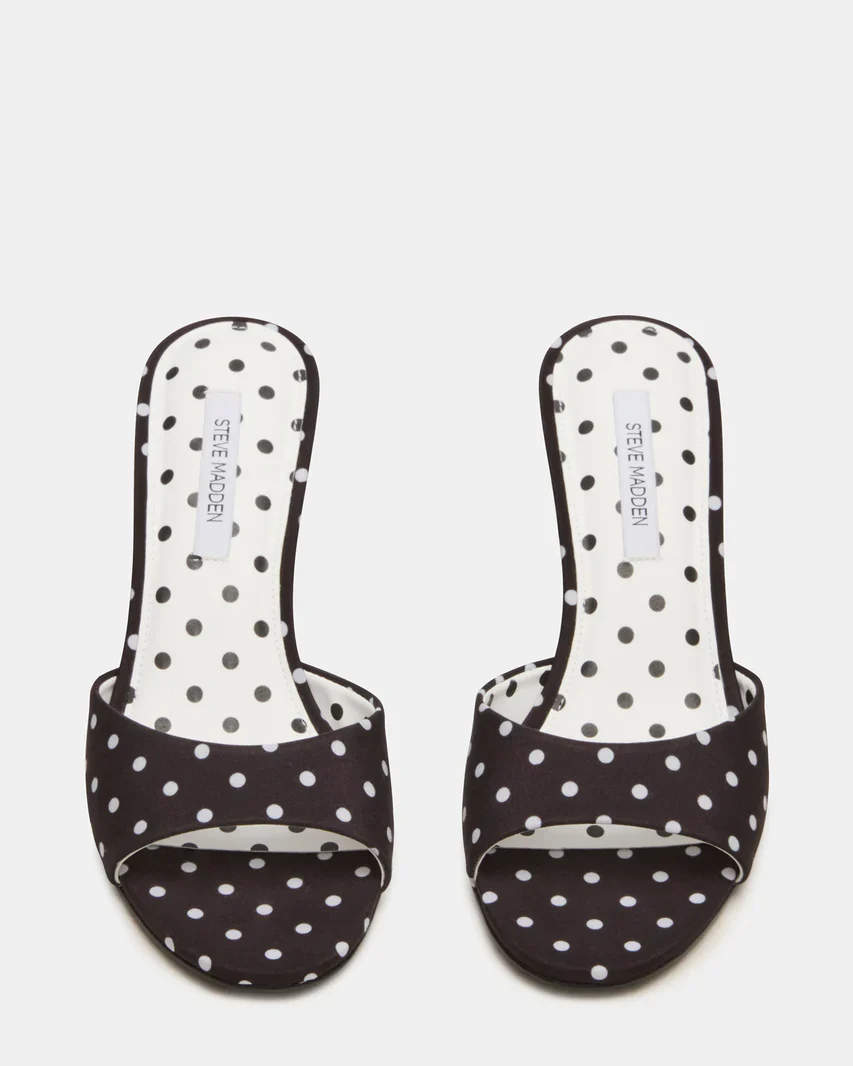 STEVE MADDEN KENDRIX-BLACK/WHITE - Image 3