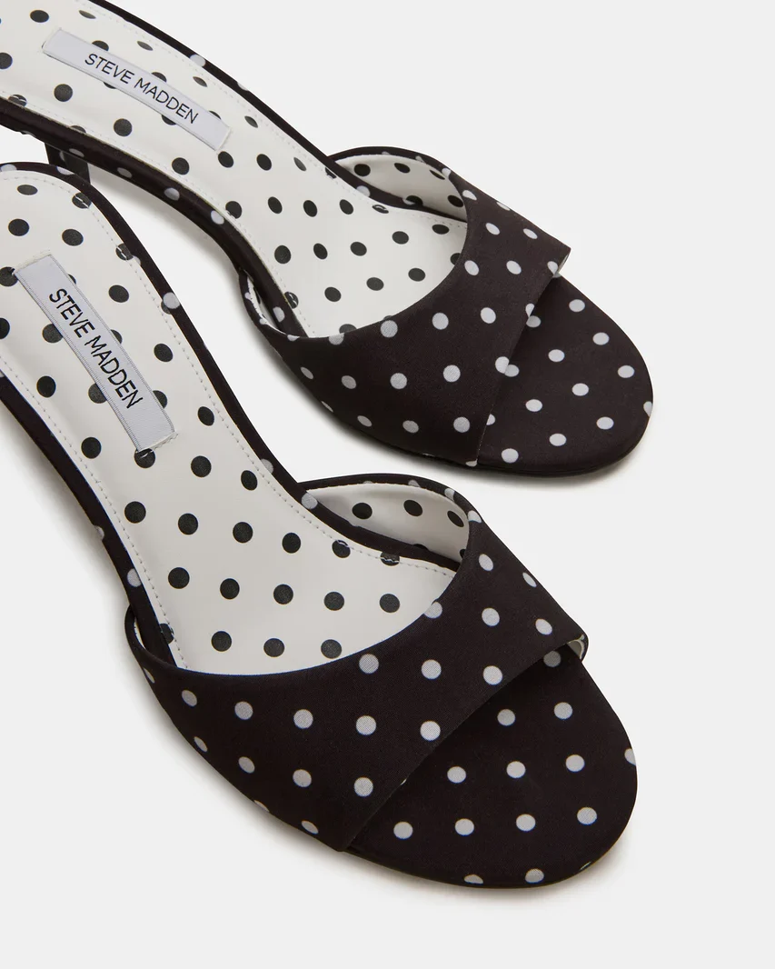 STEVE MADDEN KENDRIX-BLACK/WHITE - Image 4