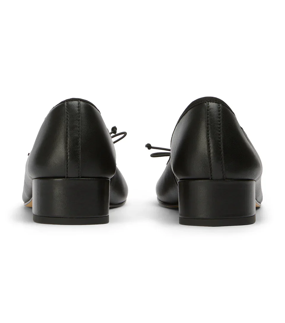 TONY BIANCO MADDIE HEELED BALLET BLACK - Image 5