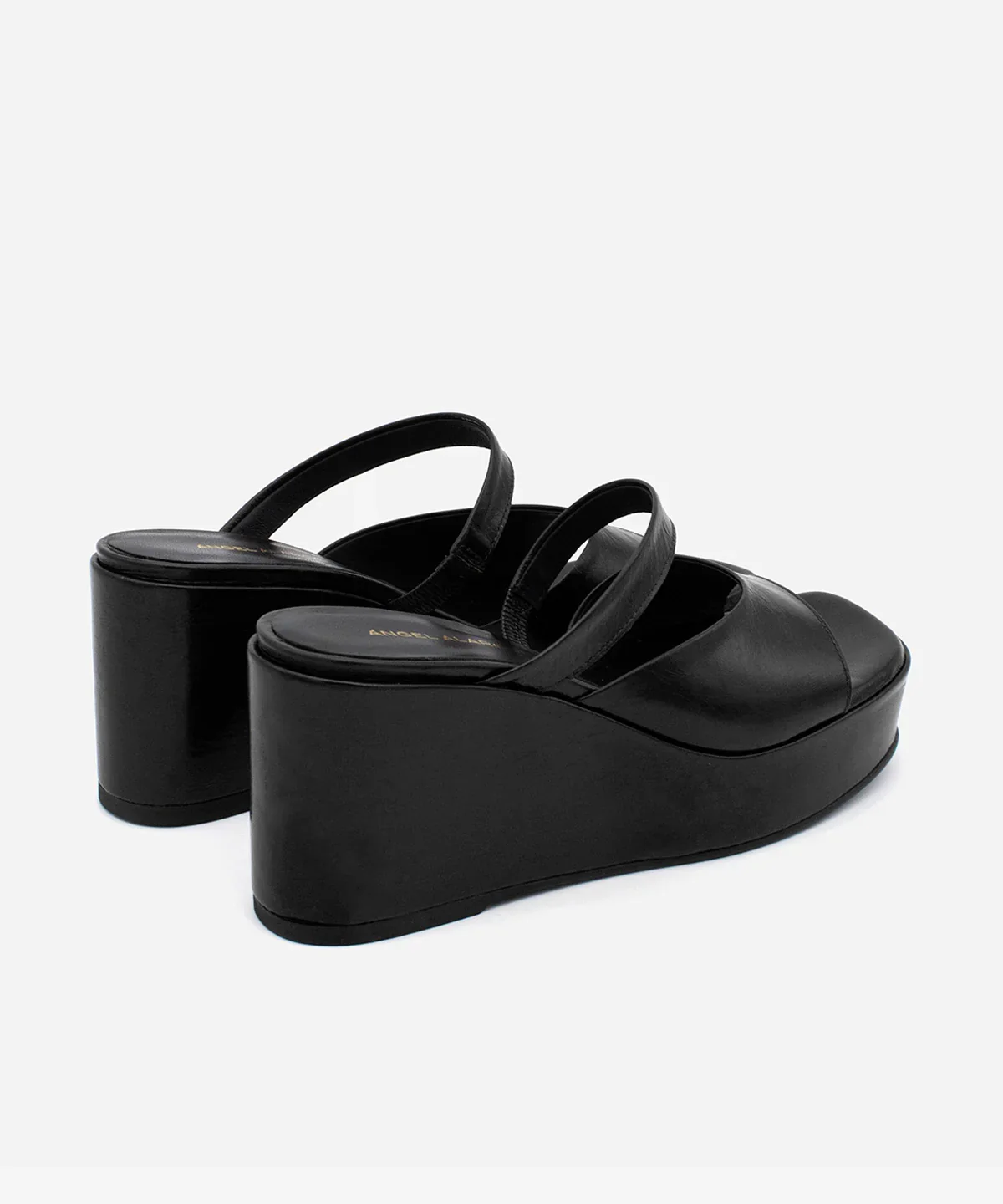 ANGEL ALACRON NICOLETTA WEDGE IN BLACK - Image 6