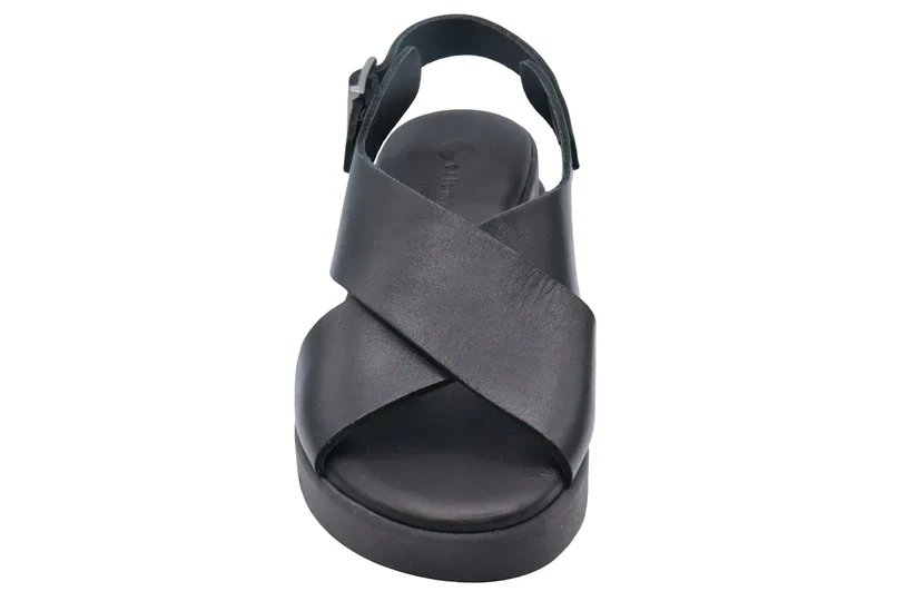 ERIC MICHAEL RAMONA CROSS SANDAL BLACK - Image 2