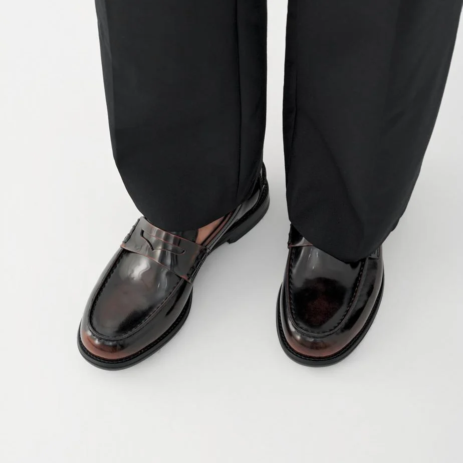 VAGABOND STEVEN LOAFER- BRANDY POLISHED LEATHER